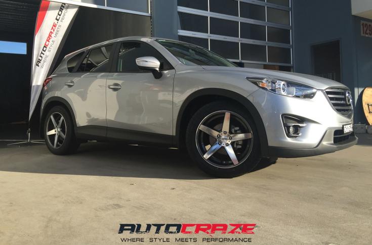 MAZDA CX5 SOCHI GUN METAL MACHINED FACE