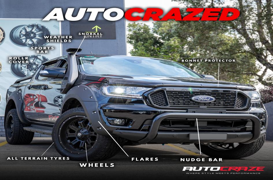FORD RANGER HURRICANE MATTE BLACK