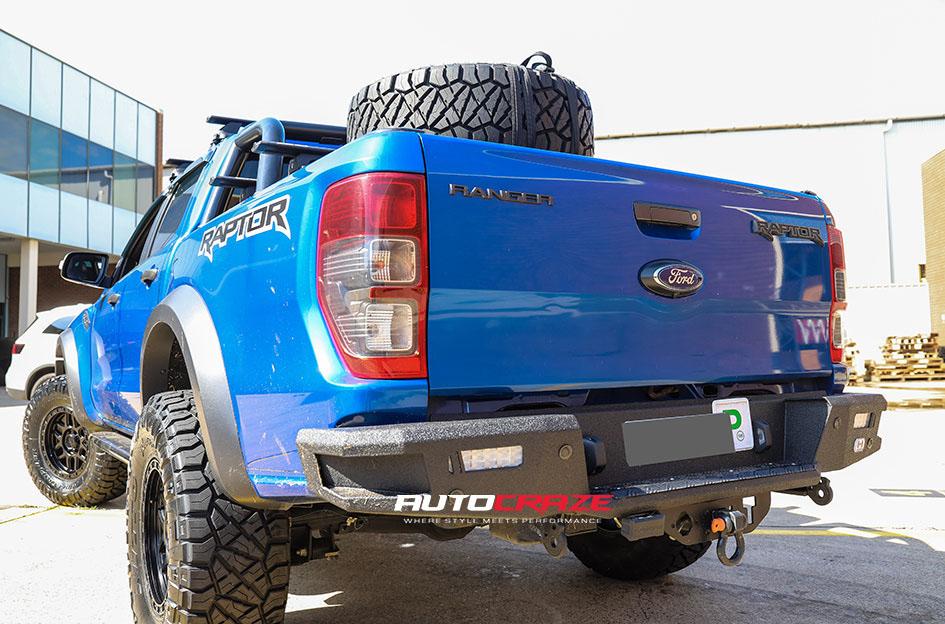 FORD RANGER RAPTOR KM544 MESA SATIN BLACK GLOSS BLACK LIP