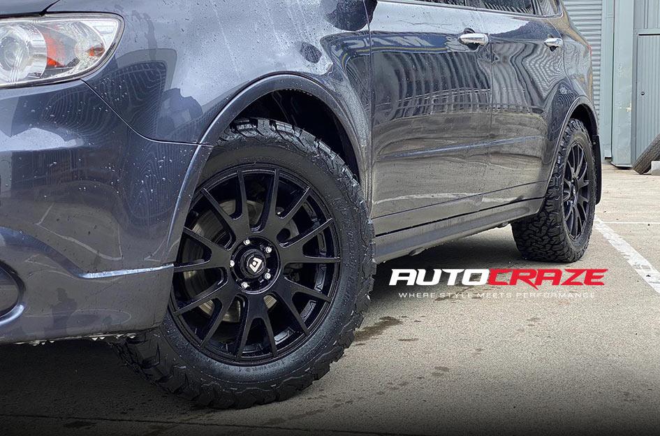 SUBARU TRIBECA MR118 MATTE BLACK