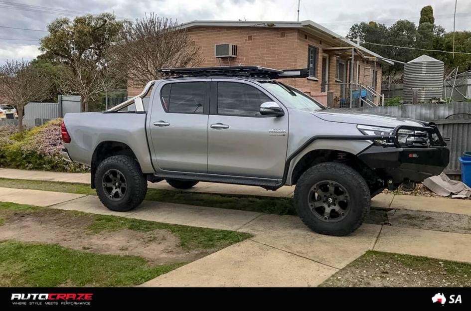 TOYOTA HILUX N80 4WD BEAST BLACK MACHINED WITH DARK TINT