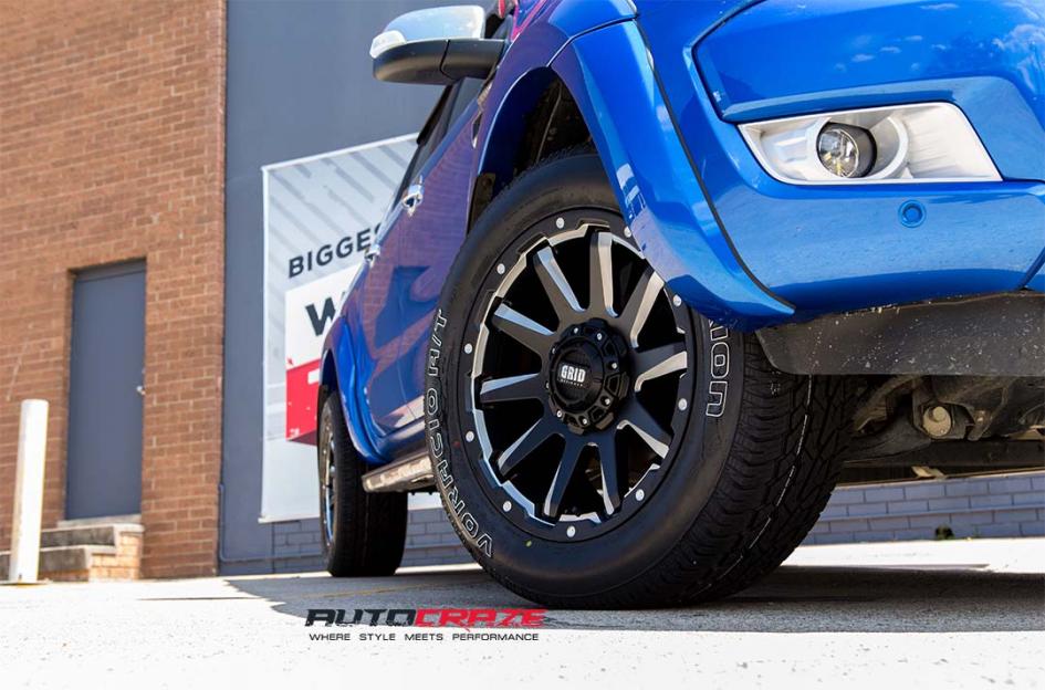 FORD RANGER GD05 MATTE BLACK MILLED ACCENTS