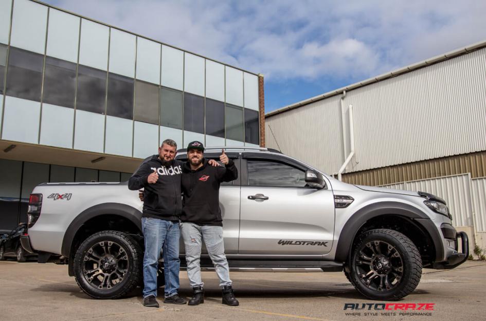 FORD-RANGER-VAPOR-BLACK-MACHINED-WITH-DARK-TINT
