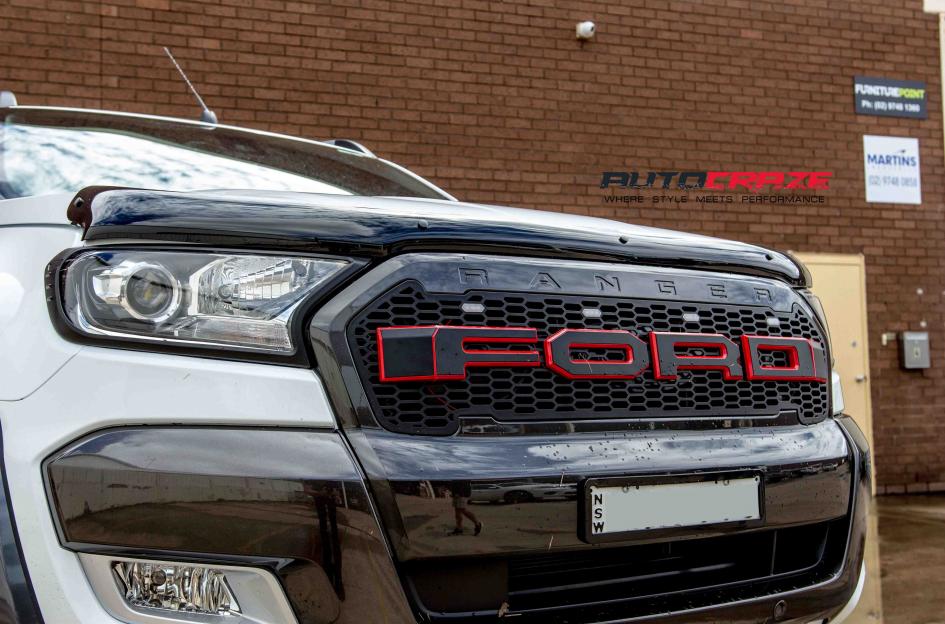 FORD RANGER MO970 GLOSS BLACK MACHINED FACE