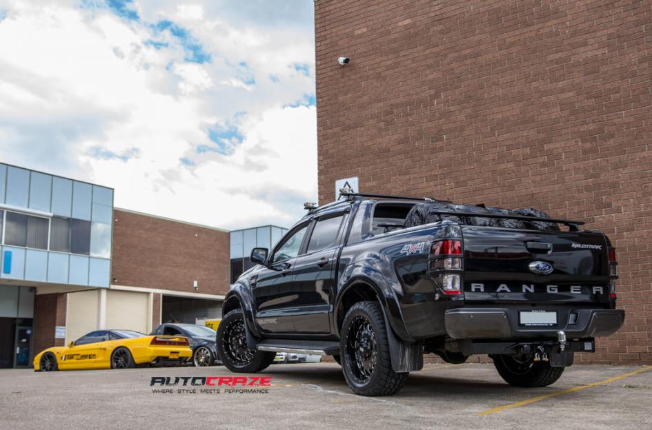 FORD RANGER GD03 GLOSS BLACK MILLED ACCENTS