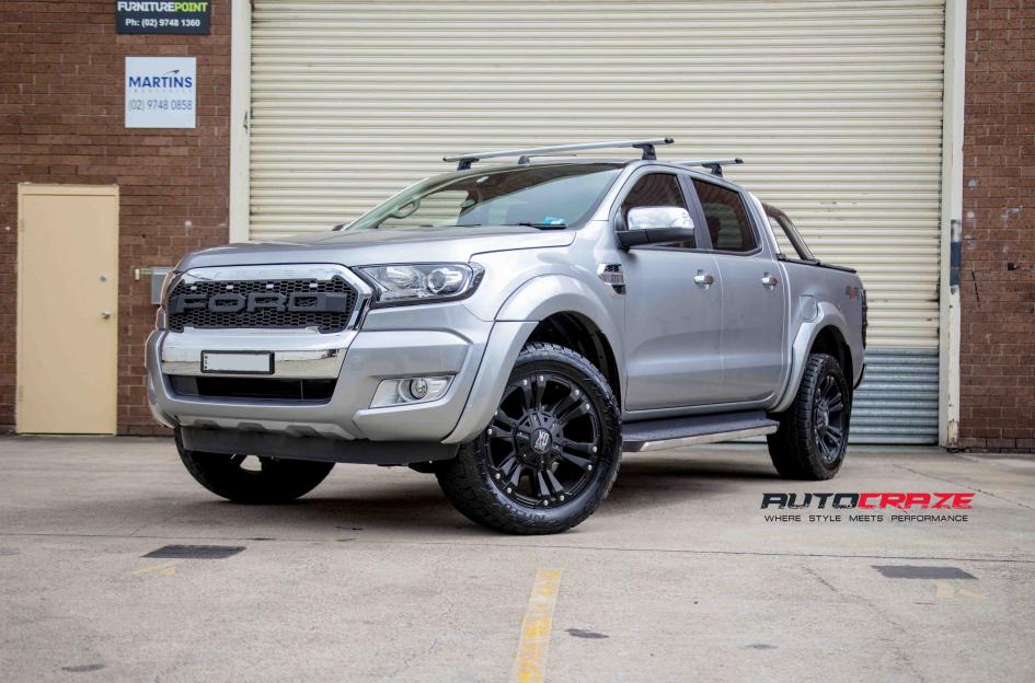 FORD RANGER MONSTER XD 2 MATTE BLACK 6
