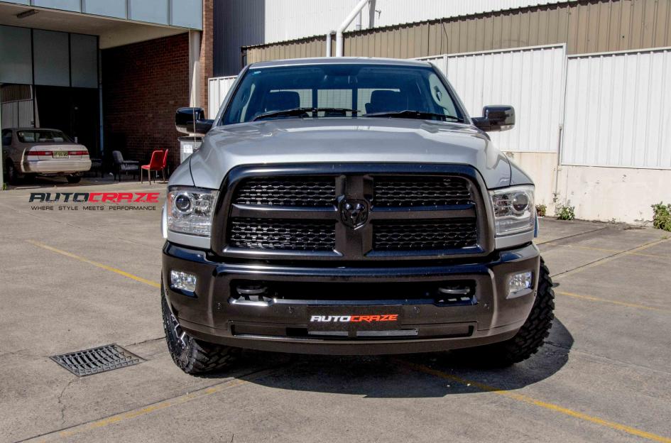 DODGE RAM ASSAULT GLOSS BLACK MILLED ACCENTS