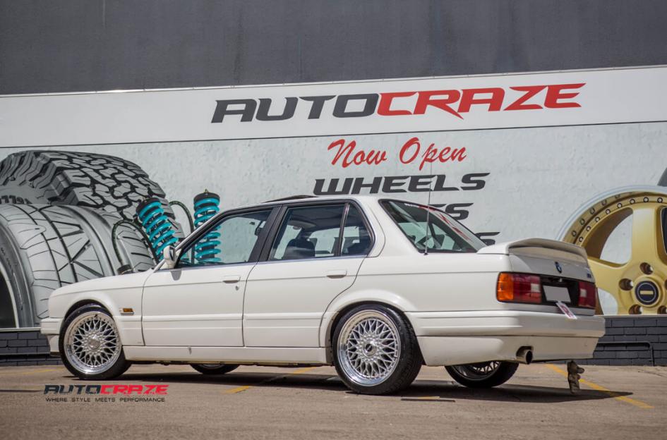 BMW E30 4 STUD BSX SILVER MACHINE