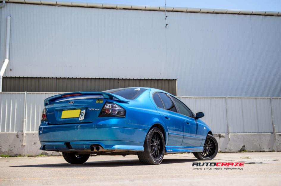 FORD FALCON CHEETAH SPORTS BLACK SUEDE