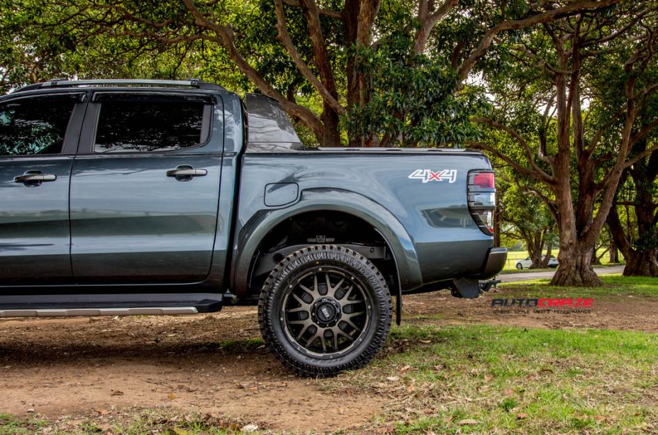 FORD RANGER GD02 MATTE BLACK MACHINED FACE