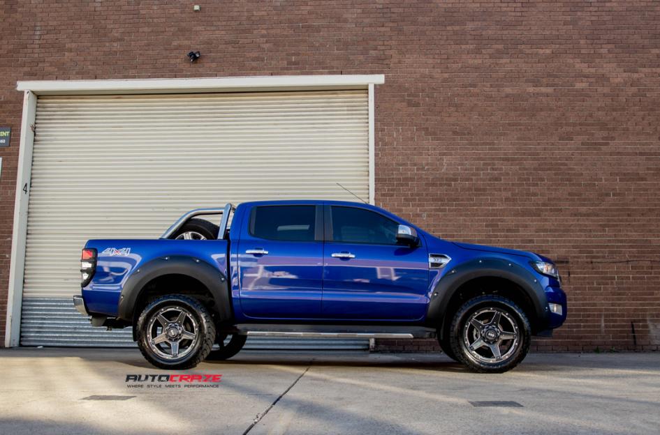 FORD RANGER GD04 GRAPHITE WITH MILLED ACCENTS 8