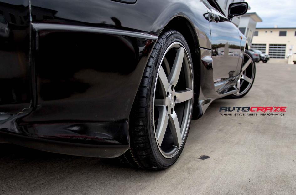 TOYOTA SUPRA STELLA2 FULL POLISH MATTE GUN METAL