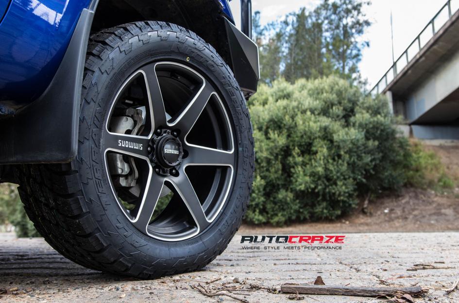 FORD RANGER S6S MATTE BLACK MILLED ACCENTS