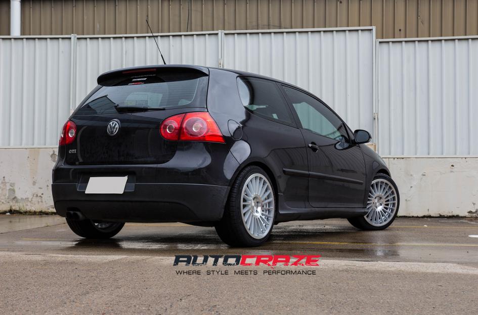 VOLKSWAGEN GOLF IND T SILVER MACHINED FACE