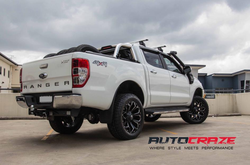 FORD RANGER ASSAULT GLOSS BLACK MILLED ACCENTS