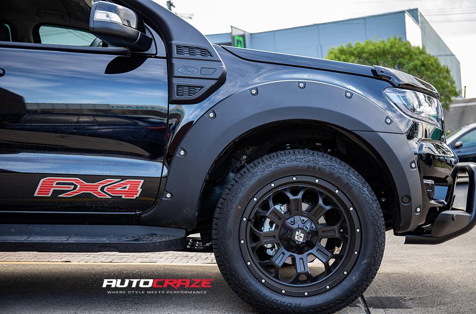 FORD RANGER HURRICANE MATTE BLACK