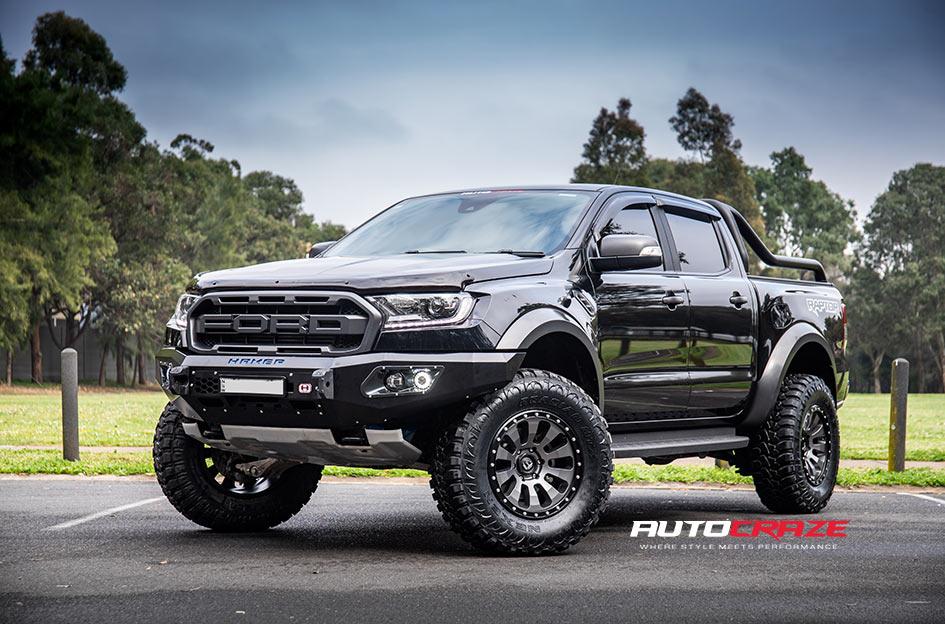 FORD RANGER RAPTOR TACTIC ANTHRACITE BLACK LIP