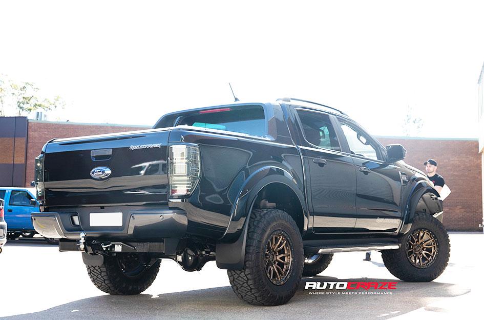 FORD RANGER REBEL MATTE BRONZE BLACK LIP