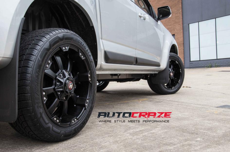 HOLDEN COLORADO MORAX FLAT BLACK