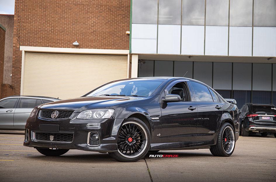 HOLDEN-COMMODORE-KIKI5577-BLACK-MACHINED-LIP