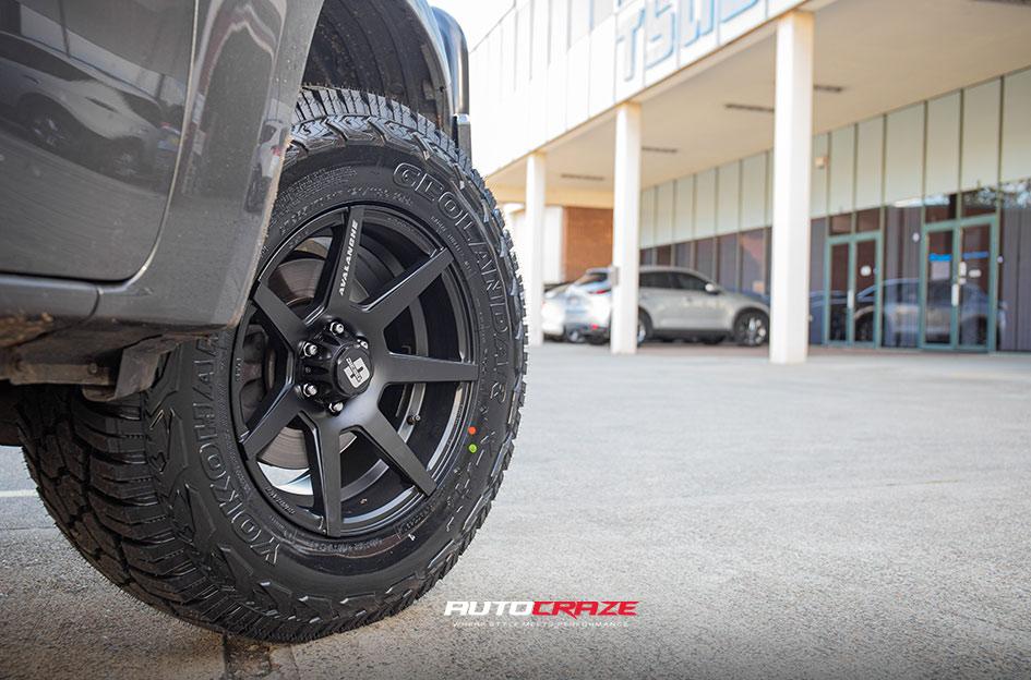 MERCEDES X CLASS AVALANCHE MATTE BLACK FRONT MILLED