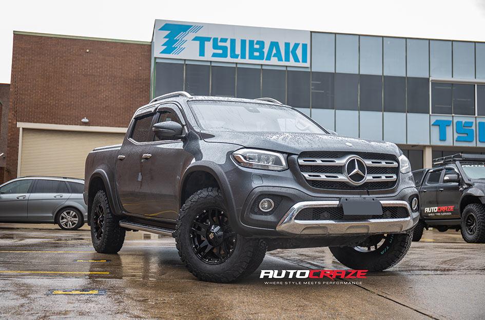 MERCEDES X CLASS CLIFF MATTE BLACK 