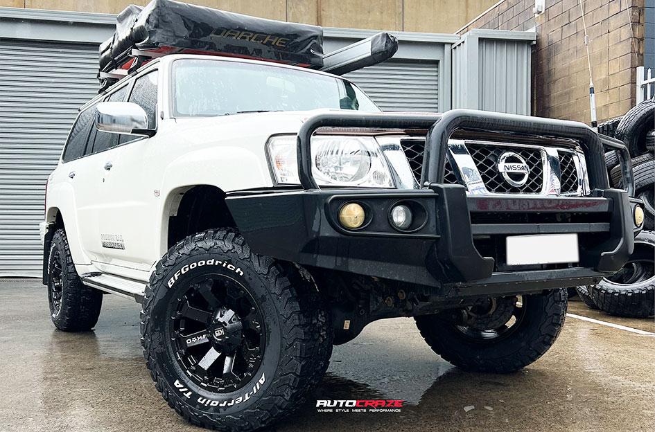 NISSAN PATROL AMBUSH MATTE BLACK