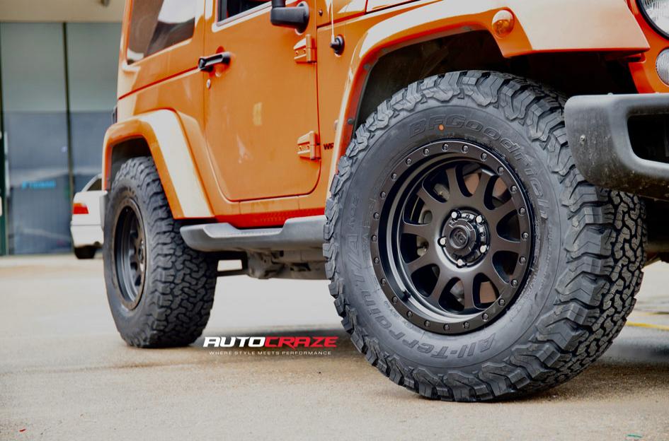 JEEP WRANGLER HURRICANE SATIN BLACK