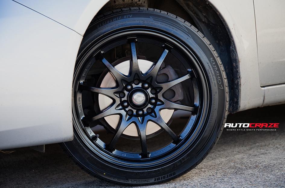 SUBARU IMPREZA ROTATE MATTE BLACK 
