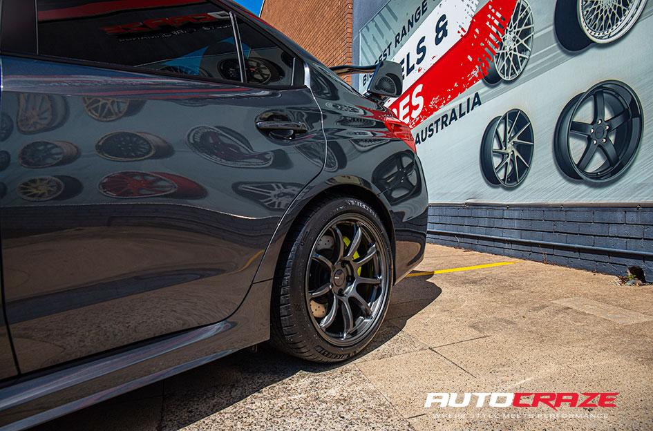 SUBARU WRX ENKEI PF09 MATTE DARK GUN METALLIC