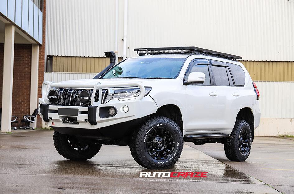 TOYOTA LANDCRUSIER BLITZ MATTE BLACK MACHINED DDT