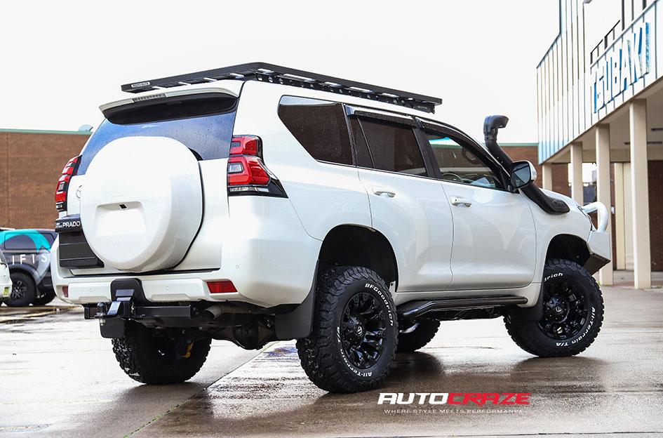 TOYOTA LANDCRUSIER BLITZ MATTE BLACK MACHINED DDT