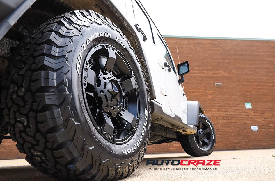 JEEP WRANGLER ROCKSTAR XD 2 MATTE BLACK