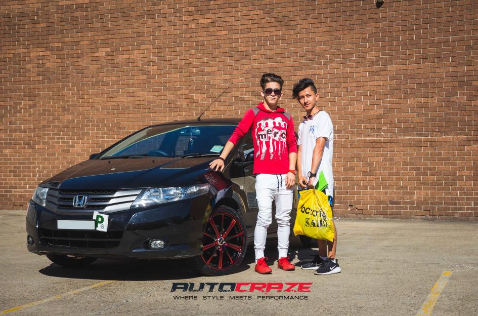 HONDA CITY RIMFIRE CANDY APPLE RED
