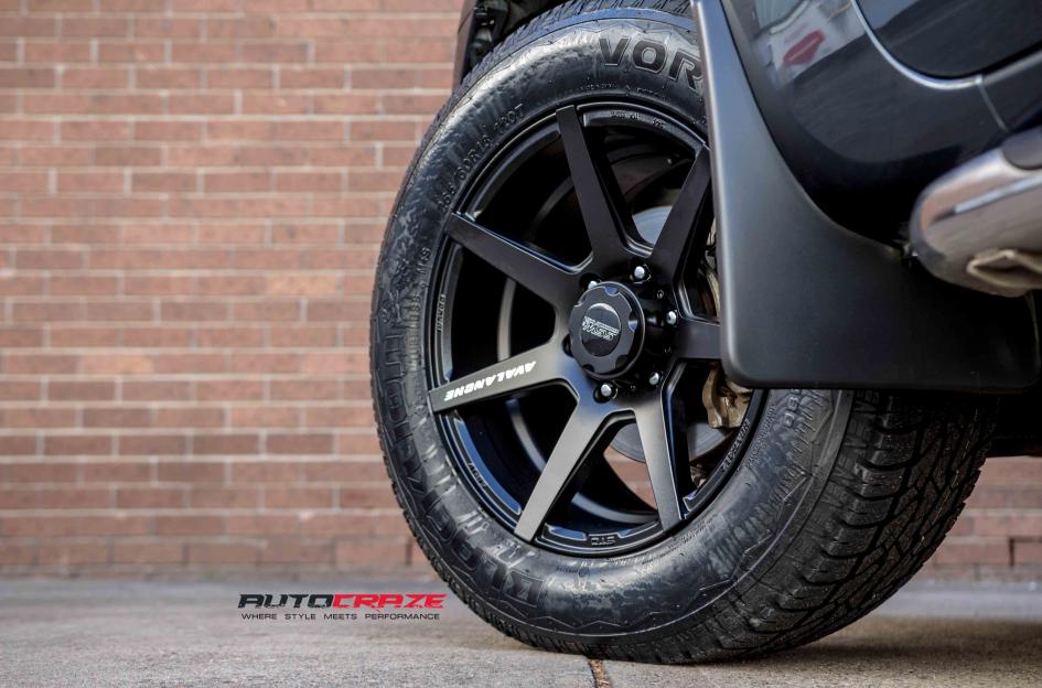 FORD RANGER AVALANCHE MATTE BLACK MILLED FONT 3