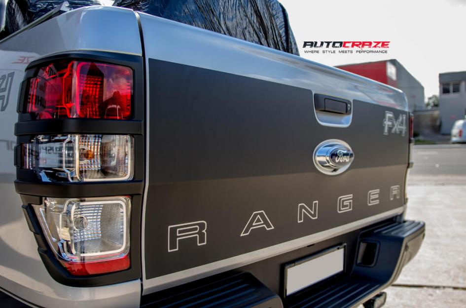 FORD RANGER GD02 MATTE BLACK MILLED ACCENTS