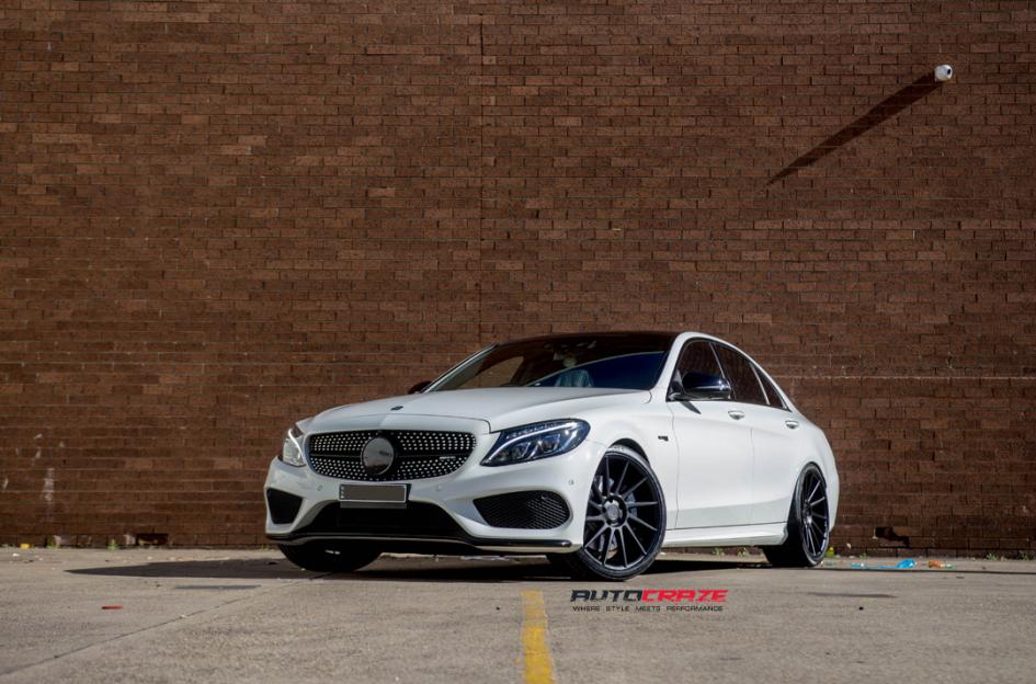 MERCEDES-C-CLASS-SURGE-MATTE-BLACK-TINTED-FACE