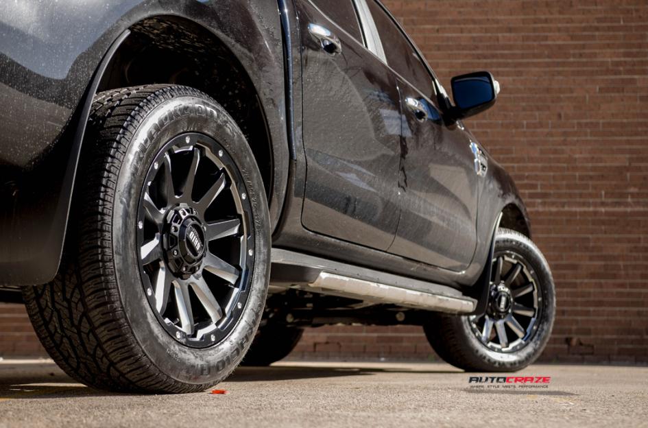 FORD RANGER GRID GD05 MATTE BLACK MILLED ACCENTS 3