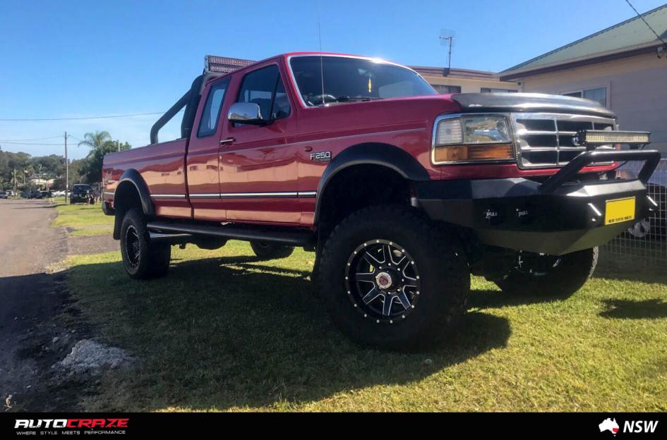 FORD F250 MAVERICK GLOSS BLACK MILLED ACCENTS