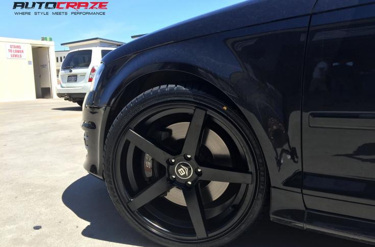 AUDI S3 2003 ONWARDS RACER BLACK MACHINED FACE