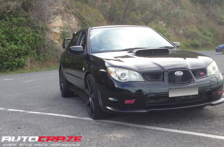 SUBARU WRX VERONA MATTE BLACK TINTED FACE