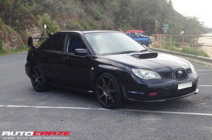 SUBARU WRX VERONA MATTE BLACK TINTED FACE