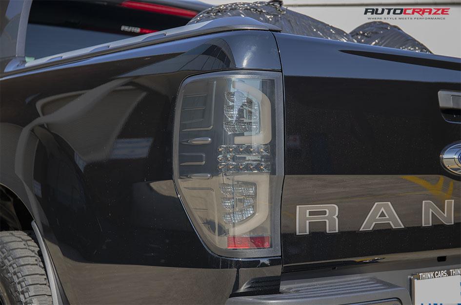 FORD RANGER AVALANCHE MACHINED FACE MATTE BLACK DARK TINT