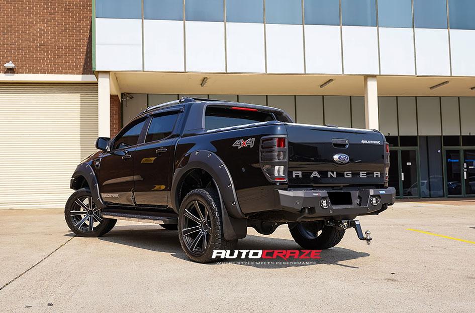FORD RANGER RTG GLOSS BLACK MILLED ACCENTS