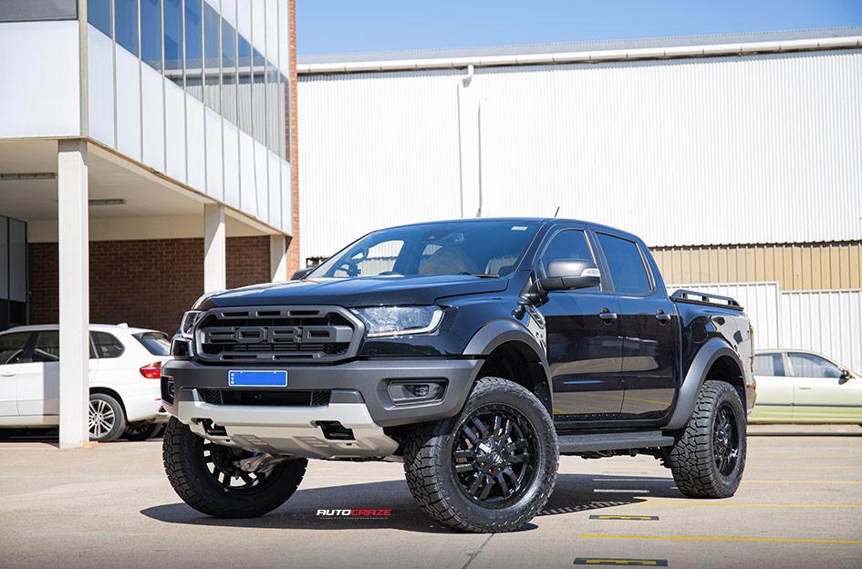 FORD RANGER RAPTOR SLEDGE GLOSS BLACK MILLED ACCENTS