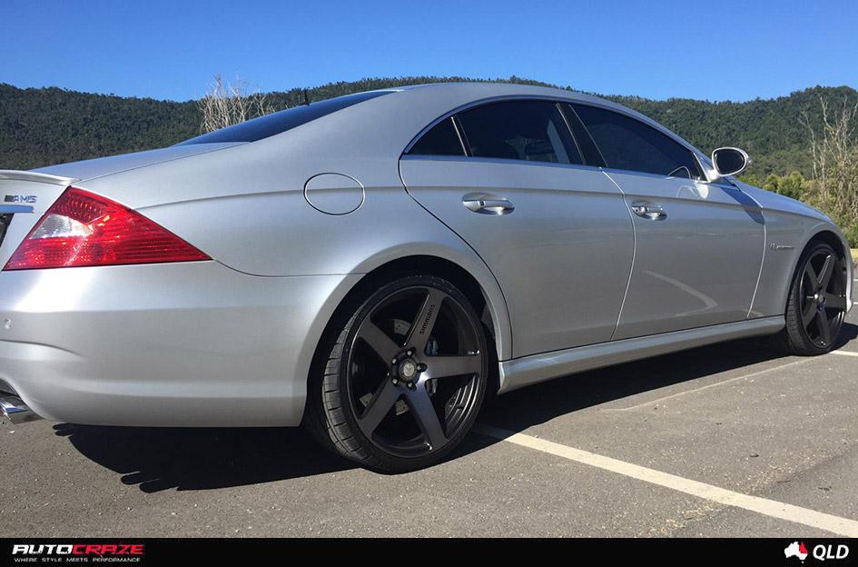 MERCEDES CLA CLASS FRC BLACK MACHINED WITH DARK TINT