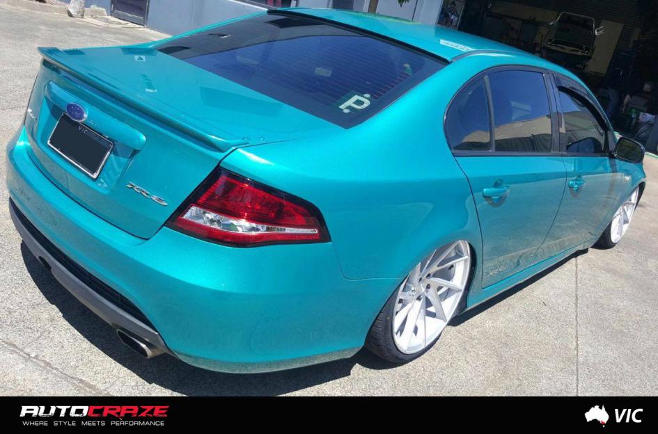FORD FALCON INVERT SILVER MACHINED FACE