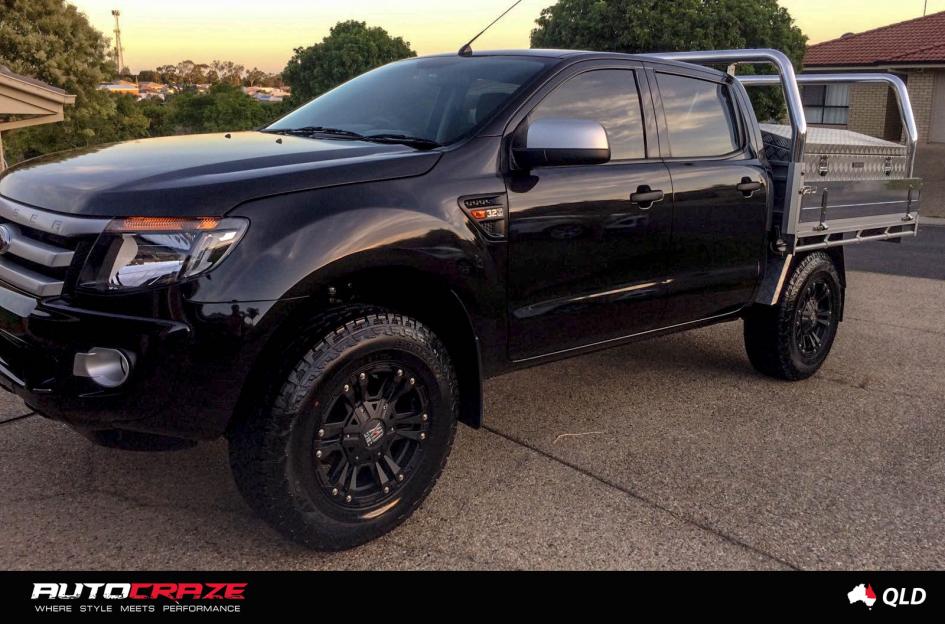 FORD RANGER MONSTER XD 2 MATTE BLACK 4