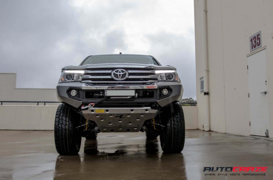 TOYOTA HILUX N80 4WD TROPHY MATTE ANTHRACITE WITH BLACK RING