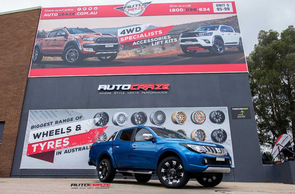 MITSUBISHI TRITON AX191 SATIN BLACK MACHINED